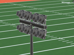 Football field Modelo 3D