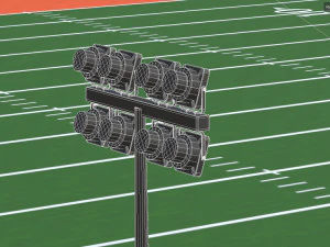 Football field 3D Model