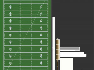 Football field Modelo 3D