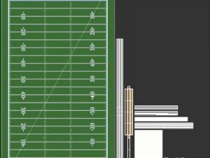 Football field 3D Model