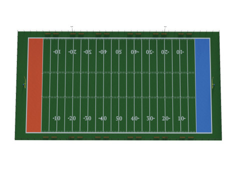 Football field Modelo 3D