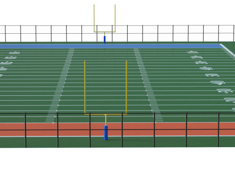 Football field Modelo 3D
