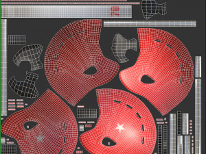 American Football Helmet 01 Modelo 3D