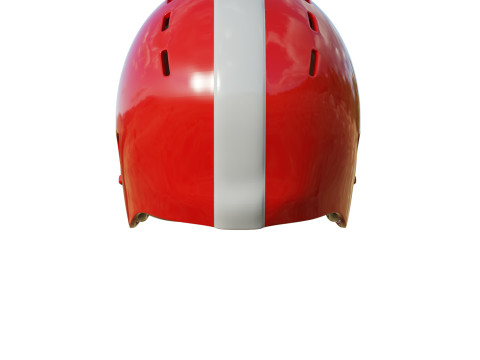 American Football Helmet 01 Modelo 3D