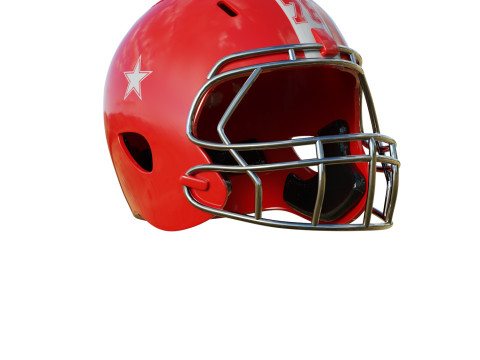 American Football Helmet 01 Modelo 3D