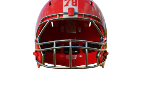 American Football Helmet 01 Modelo 3D