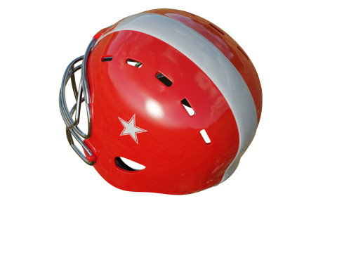 American Football Helmet 01 Modelo 3D