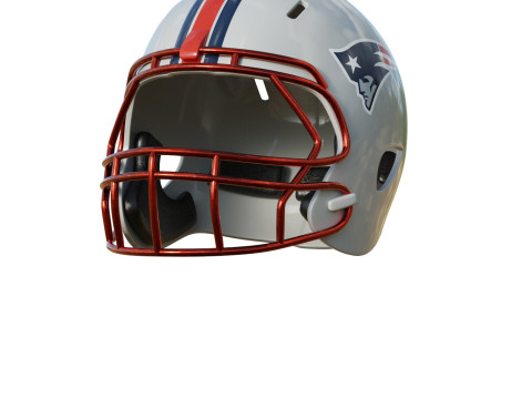American Football Helmet 02 3Dモデル