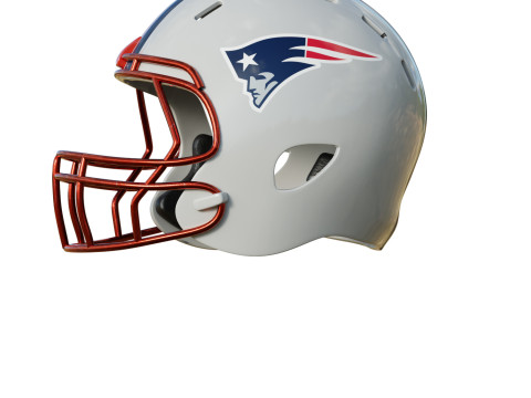American Football Helmet 02 3Dモデル