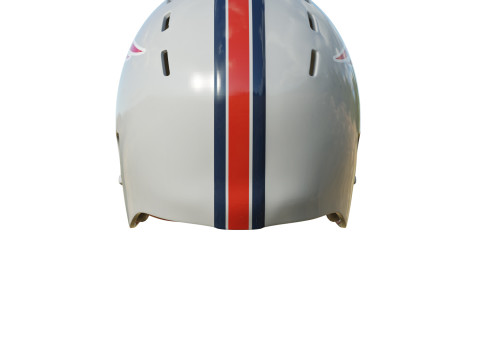 American Football Helmet 02 3Dモデル