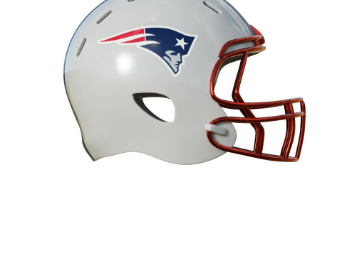 American Football Helmet 02 3Dモデル