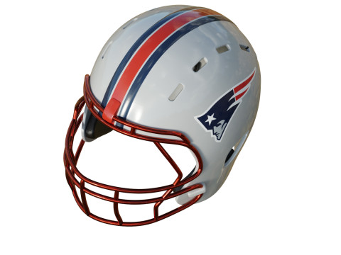 American Football Helmet 02 3Dモデル