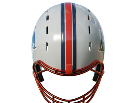 American Football Helmet 02 3Dモデル