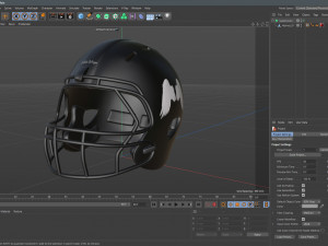 American Football Helmet 04 3D-Modell
