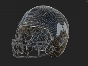 American Football Helmet 04 3D-Modell