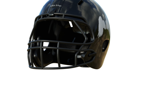 American Football Helmet 04 3D-Modell