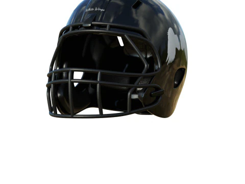 Capacete de futebol americano 04 Modelo 3D
