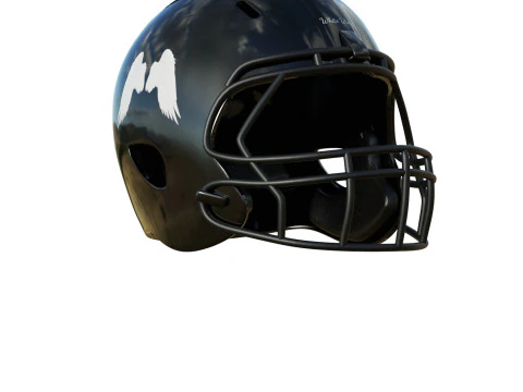 Capacete de futebol americano 04 Modelo 3D