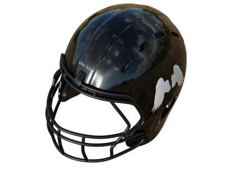 American Football Helmet 04 3D-Modell