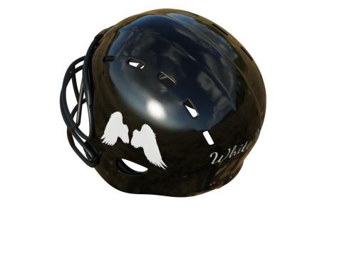 American Football Helmet 04 3D-Modell