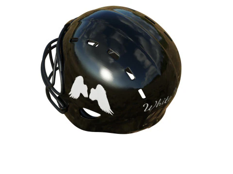 Capacete de futebol americano 04 Modelo 3D