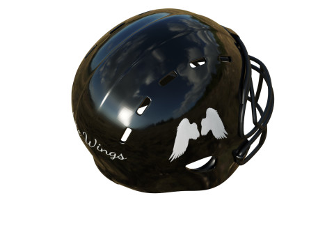American Football Helmet 04 3D-Modell