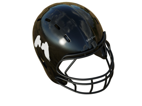 American Football Helmet 04 3D-Modell