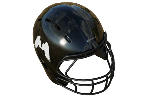 Capacete de futebol americano 04 Modelo 3D