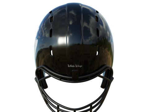 American Football Helmet 04 3D-Modell