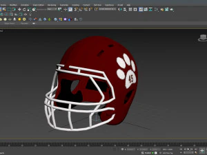American Football Helmet 05 3D Model