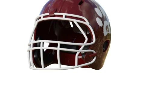 American Football Helmet 05 3D Model