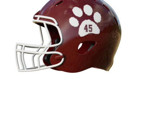 American Football Helmet 05 3D Model
