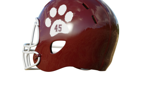 American Football Helmet 05 3Dモデル