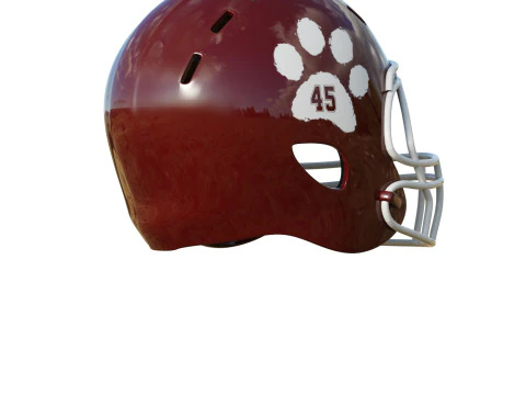 American Football Helmet 05 3D Model