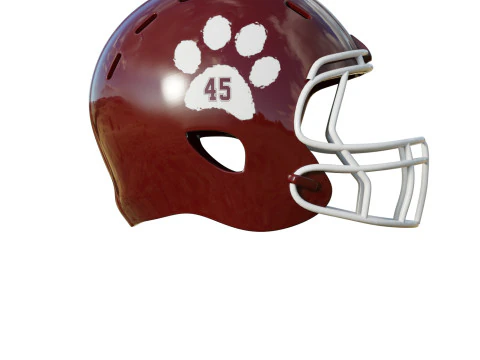 American Football Helmet 05 3D Model