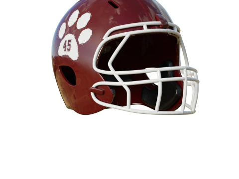 American Football Helmet 05 3D Model