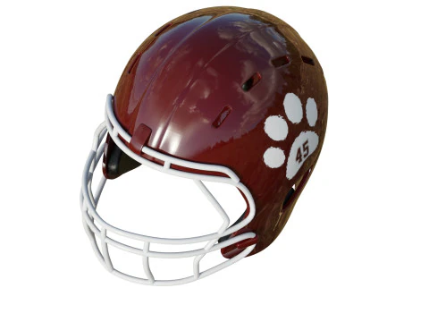 American Football Helmet 05 3D Model