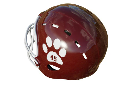 American Football Helmet 05 3D Model