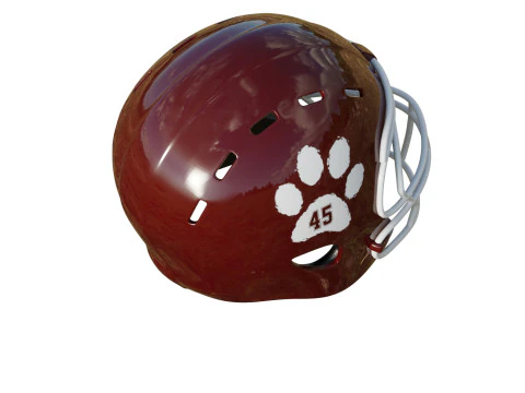 American Football Helmet 05 3D Model