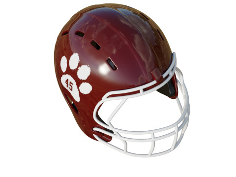 American Football Helmet 05 3Dモデル
