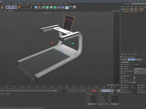 Treadmill 01 3D Model