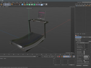 Curve Treadmill Model 3D
