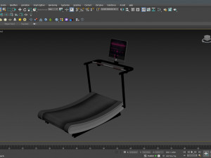 Curve Treadmill Model 3D