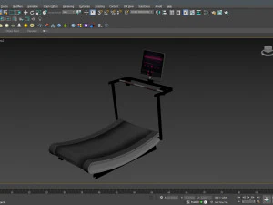 Curve Treadmill 3D Model