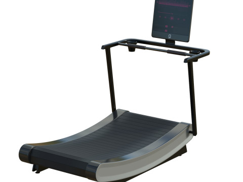 Curve Treadmill Model 3D