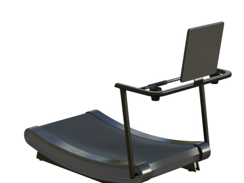 Curve Treadmill Model 3D