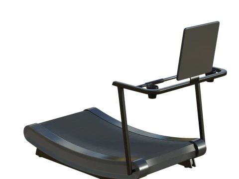 Curve Treadmill 3D Model