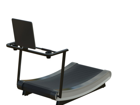 Curve Treadmill Model 3D