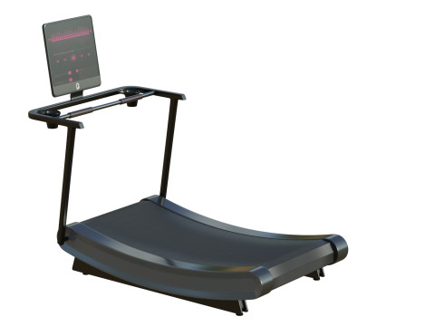 Curve Treadmill Model 3D