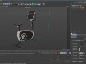 Exercise Bike 3D Model